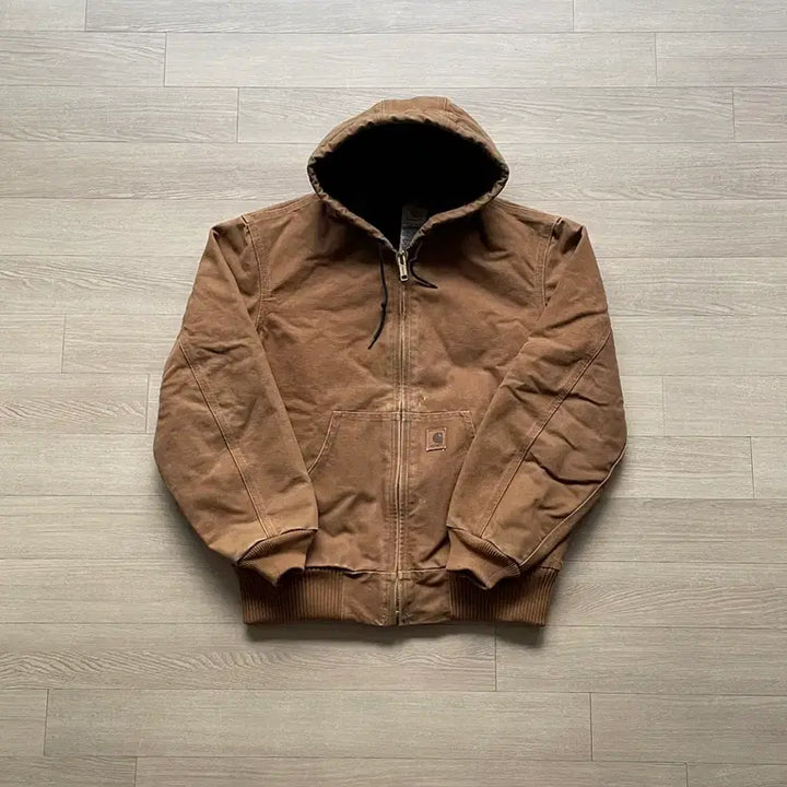 [SOLD OUT] 칼하트 j130 BRN 브라운 액티브 자켓 샌드스톤