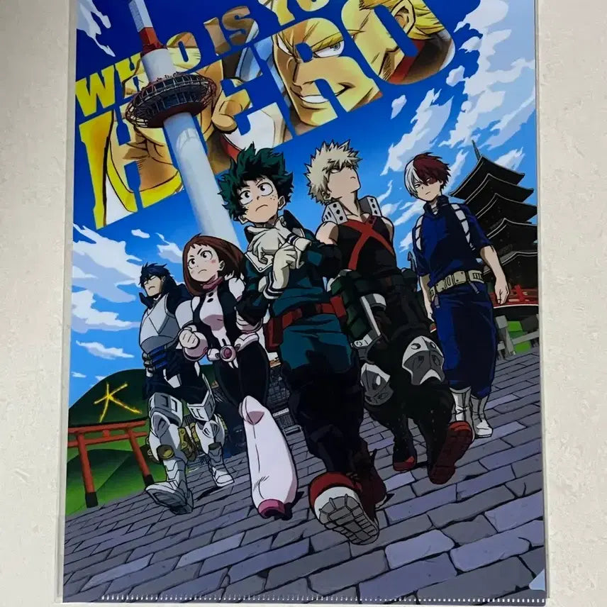 [BUNJANG] My Hero Academia Hero Killer Stain &amp; Kyoto Tower Collaboration Clear File Bundle / 나히아 히로아카 히어로 킬러스테, 교토타워콜라보 클리어파일 일괄