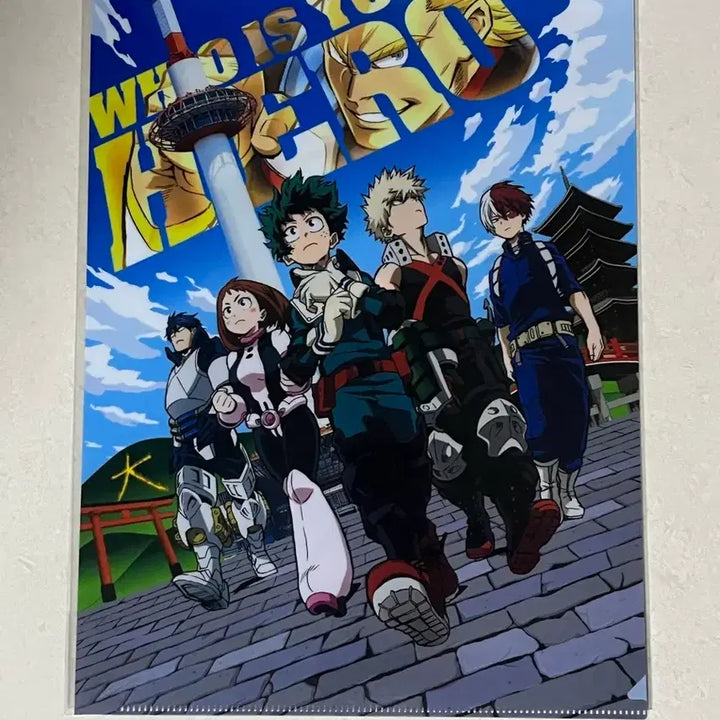 [BUNJANG] My Hero Academia Hero Killer Stain &amp; Kyoto Tower Collaboration Clear File Bundle / 나히아 히로아카 히어로 킬러스테, 교토타워콜라보 클리어파일 일괄
