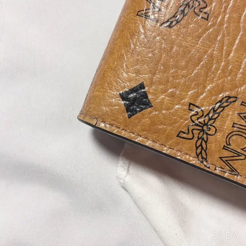 [BUNJANG] MCM Brown Logo Long Wallet / MCM 브라운 로고 장지갑