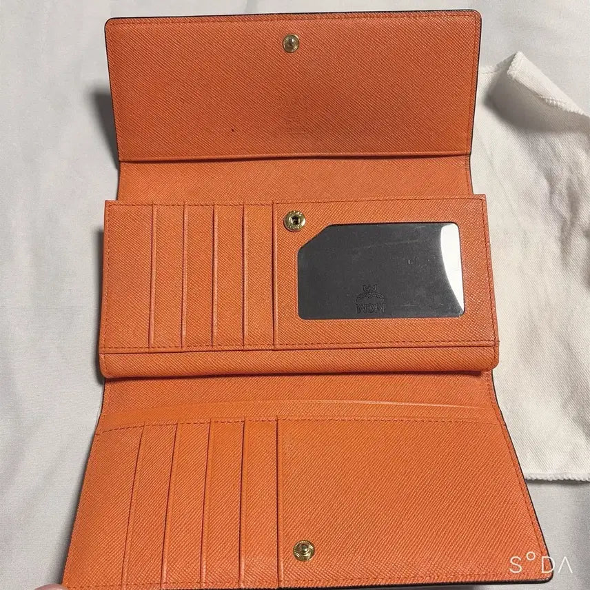 [BUNJANG] MCM Brown Logo Long Wallet / MCM 브라운 로고 장지갑