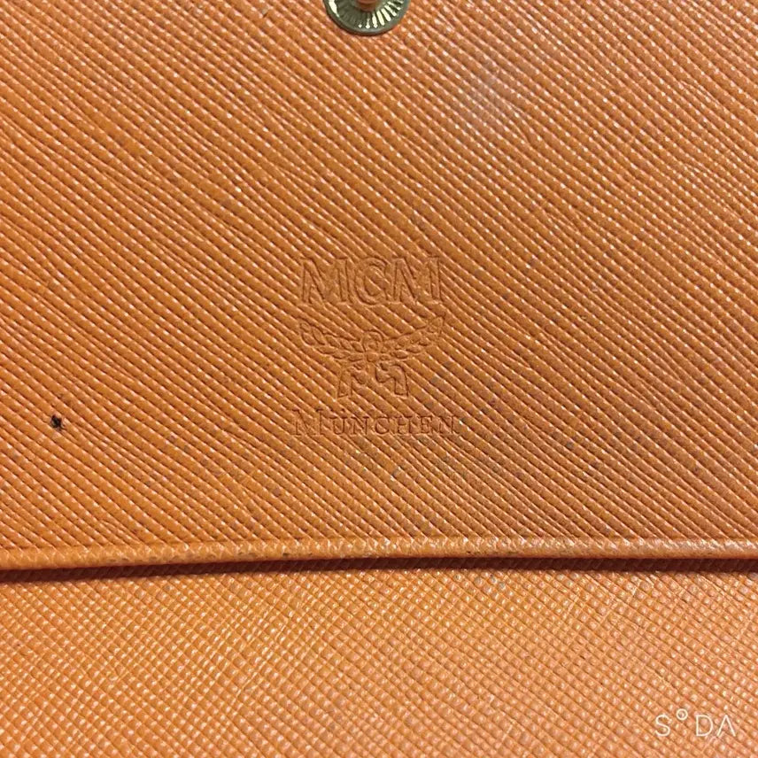 [BUNJANG] MCM Brown Logo Long Wallet / MCM 브라운 로고 장지갑