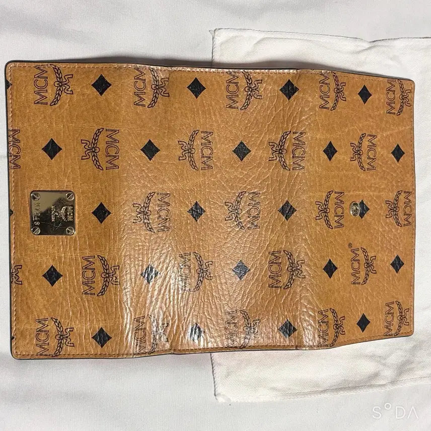 [BUNJANG] MCM Brown Logo Long Wallet / MCM 브라운 로고 장지갑