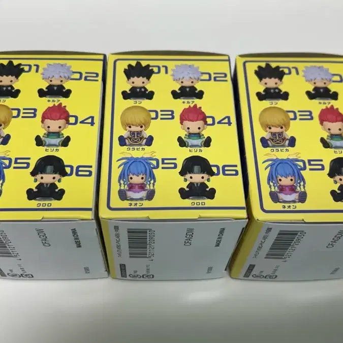 [BUNJANG] Hunter x Hunter Yorknew Arc Figure Bundle Set / 헌터x헌터 페타돌 요크신 곤, 크라피카, 네온 미개봉