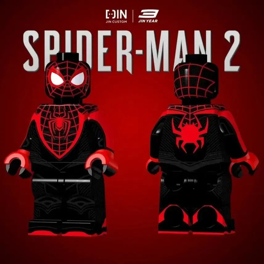 [BUNJANG] Lego Custom PS5 Miles Morales Spider-Man Figure / 레고 커스텀 PS5 마일즈 스파이더맨 팝니다