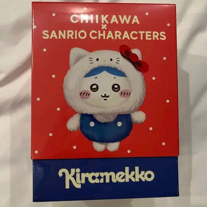 [BUNJANG] Chiikawa x Sanrio Kirameko Hachiware x Hello Kitty Keychain (Sealed) / 치이카와 산리오 키라메코 하치와레 키티 키링 미개봉