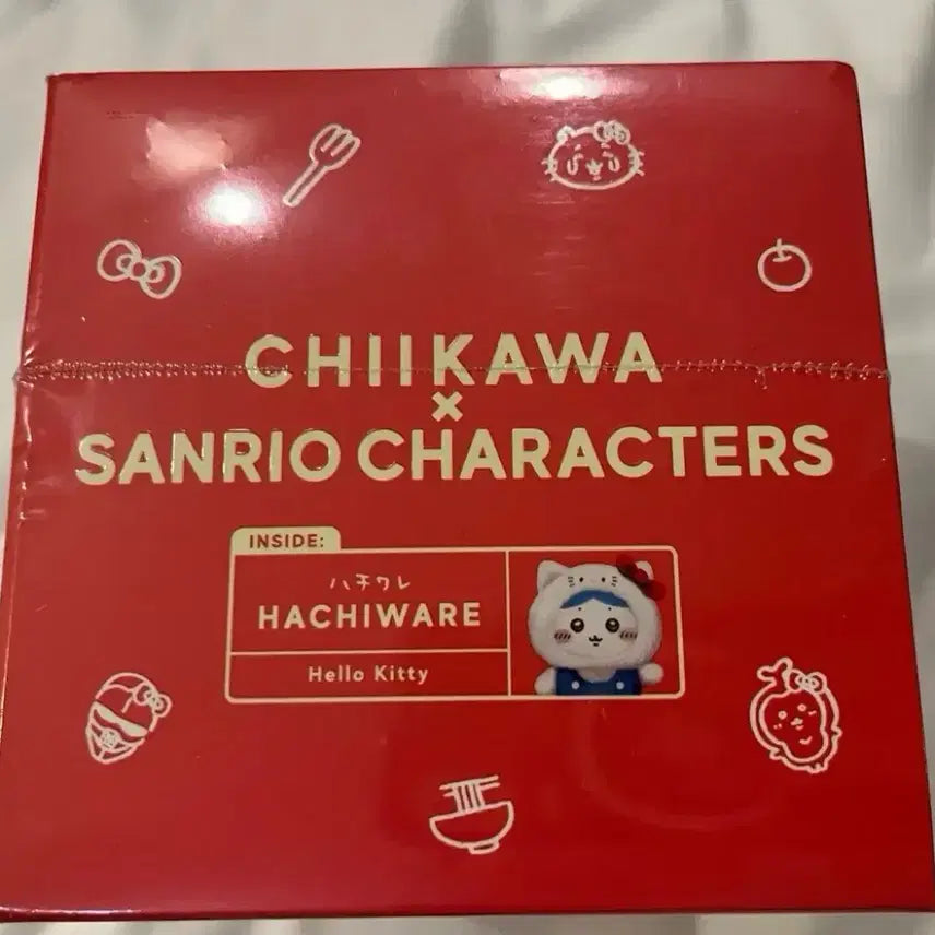 [BUNJANG] Chiikawa x Sanrio Kirameko Hachiware x Hello Kitty Keychain (Sealed) / 치이카와 산리오 키라메코 하치와레 키티 키링 미개봉