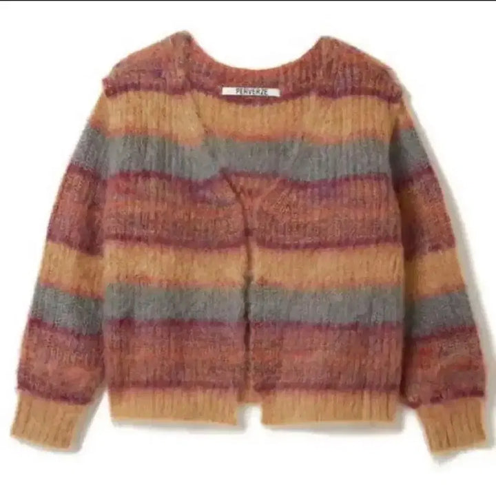 [BUNJANG] PERVERZE Stripe Mohair Cardigan / 새상품 PERVERZE Stripe mohair 퍼버즈 모헤어 가디건