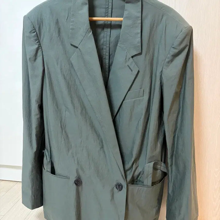 [BUNJANG] Lemaire Belted Double Jacket (Dark Gray) / 르메르 벨티드 더블 자켓 (다크그레이)