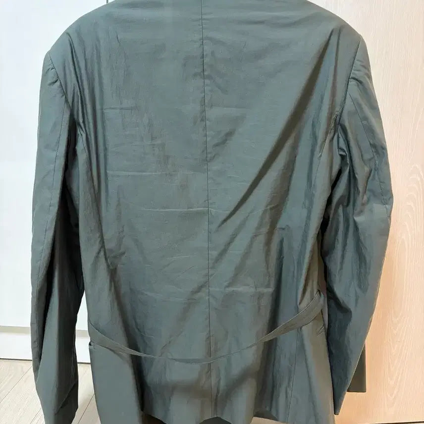 [BUNJANG] Lemaire Belted Double Jacket (Dark Gray) / 르메르 벨티드 더블 자켓 (다크그레이)