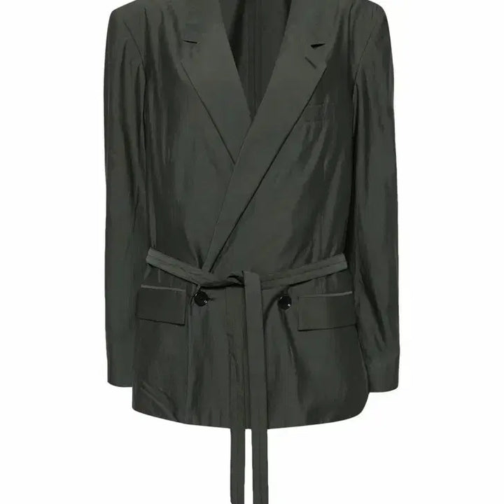 [BUNJANG] Lemaire Belted Double Jacket (Dark Gray) / 르메르 벨티드 더블 자켓 (다크그레이)