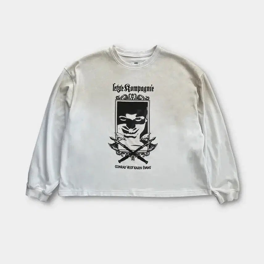 [BUNJANG] Saeed Service Long Sleeve Shirt / 사이드 서비스 롱슬리브 화이트 2사이즈