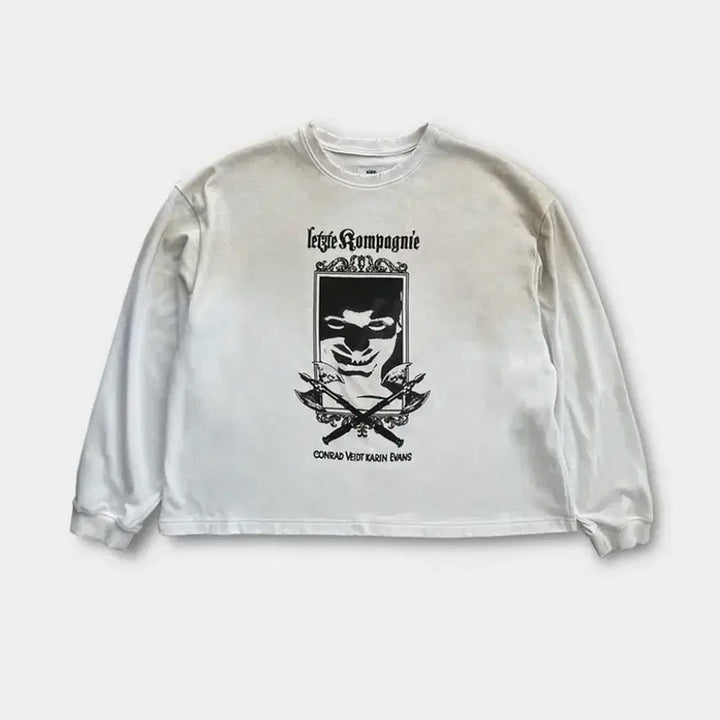 [BUNJANG] Saeed Service Long Sleeve Shirt / 사이드 서비스 롱슬리브 화이트 2사이즈