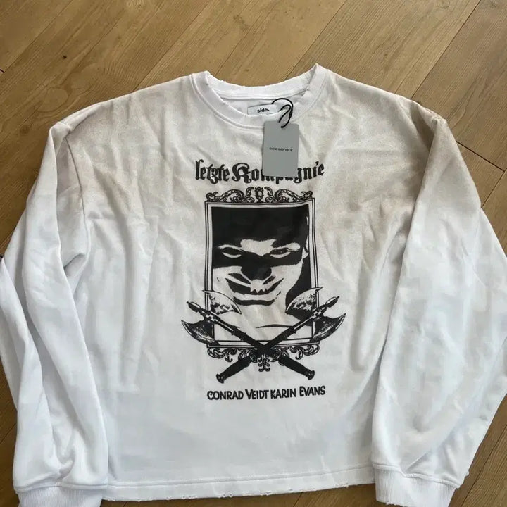 [BUNJANG] Saeed Service Long Sleeve Shirt / 사이드 서비스 롱슬리브 화이트 2사이즈