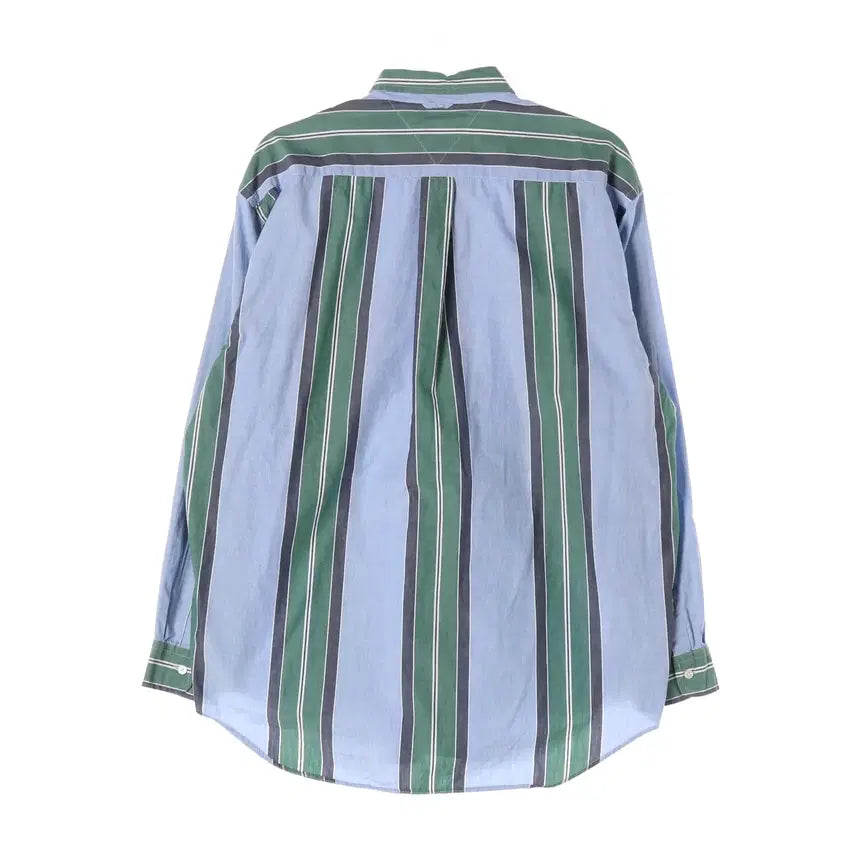 [BUNJANG] Tommy Hilfiger Stripe Shirt Blue L / 타미힐피거 스트라이프 셔츠 블루 L