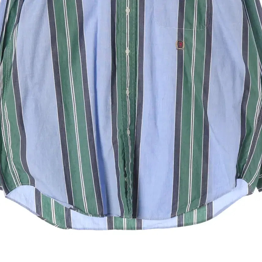[BUNJANG] Tommy Hilfiger Stripe Shirt Blue L / 타미힐피거 스트라이프 셔츠 블루 L
