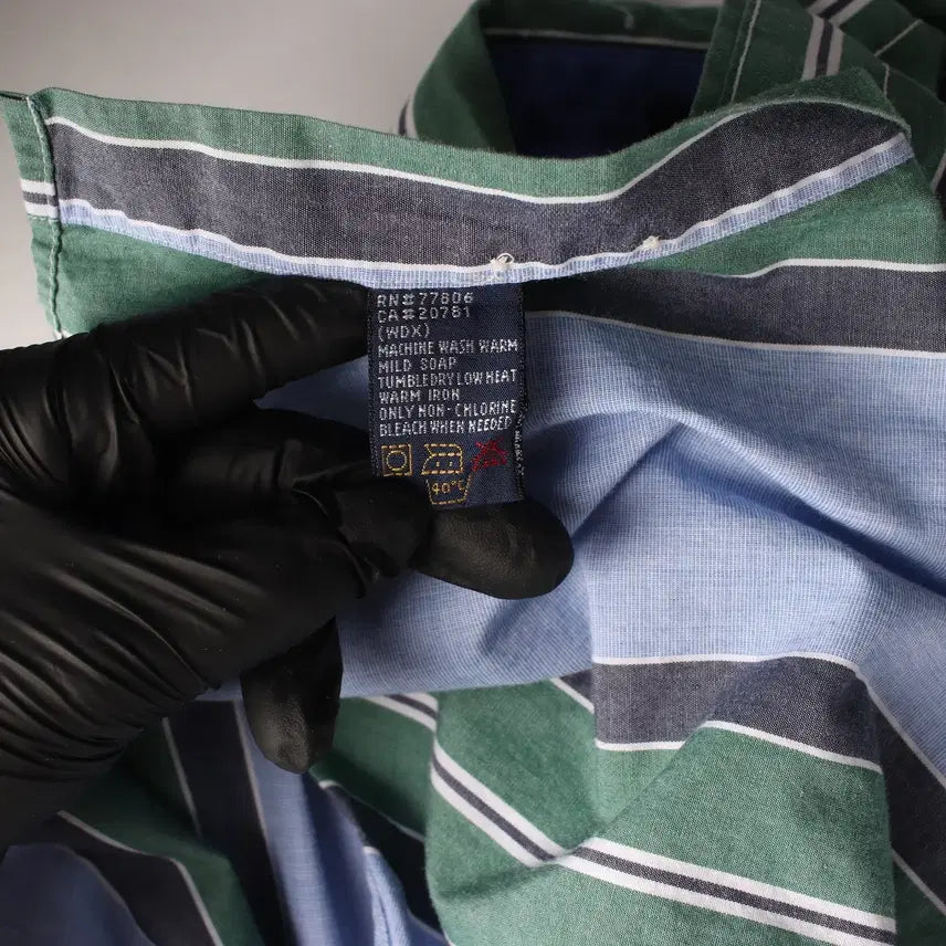 [BUNJANG] Tommy Hilfiger Stripe Shirt Blue L / 타미힐피거 스트라이프 셔츠 블루 L
