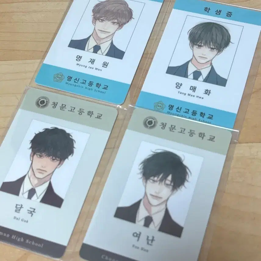 [BUNJANG] Cheongsamgwa Nakwon Student ID Bundle Set / 청사과낙원 학생증 일괄