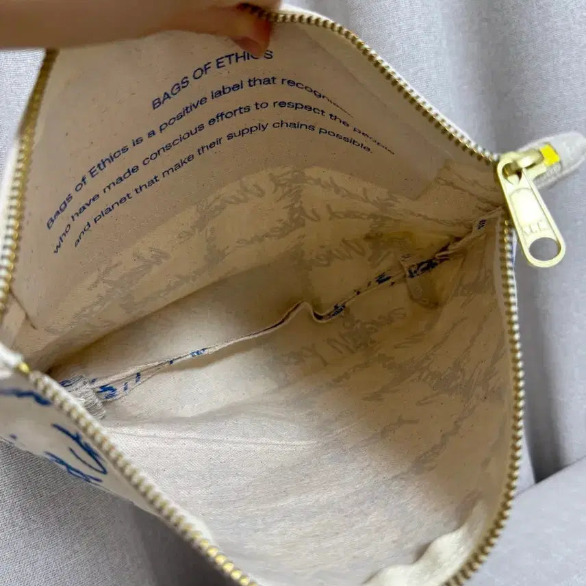 [BUNJANG] Vivienne Westwood Canvas Pouch / 비비안웨스트우드 캔버스 파우치