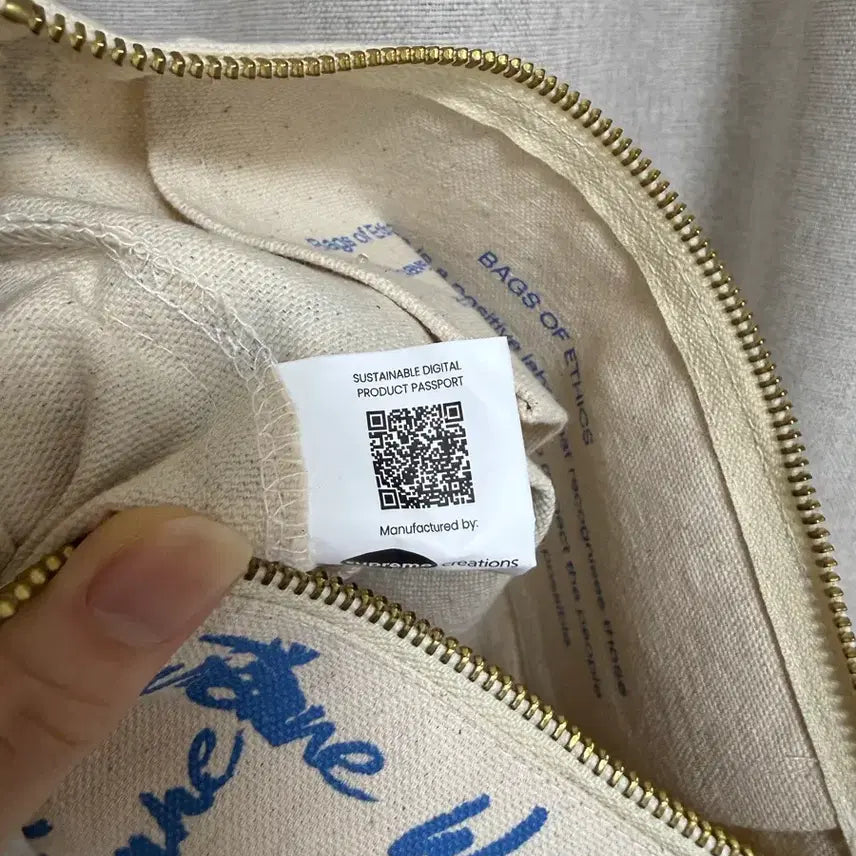 [BUNJANG] Vivienne Westwood Canvas Pouch / 비비안웨스트우드 캔버스 파우치