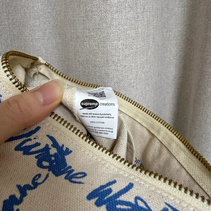 [BUNJANG] Vivienne Westwood Canvas Pouch / 비비안웨스트우드 캔버스 파우치