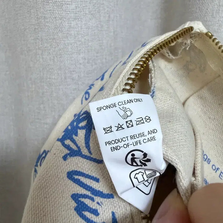 [BUNJANG] Vivienne Westwood Canvas Pouch / 비비안웨스트우드 캔버스 파우치