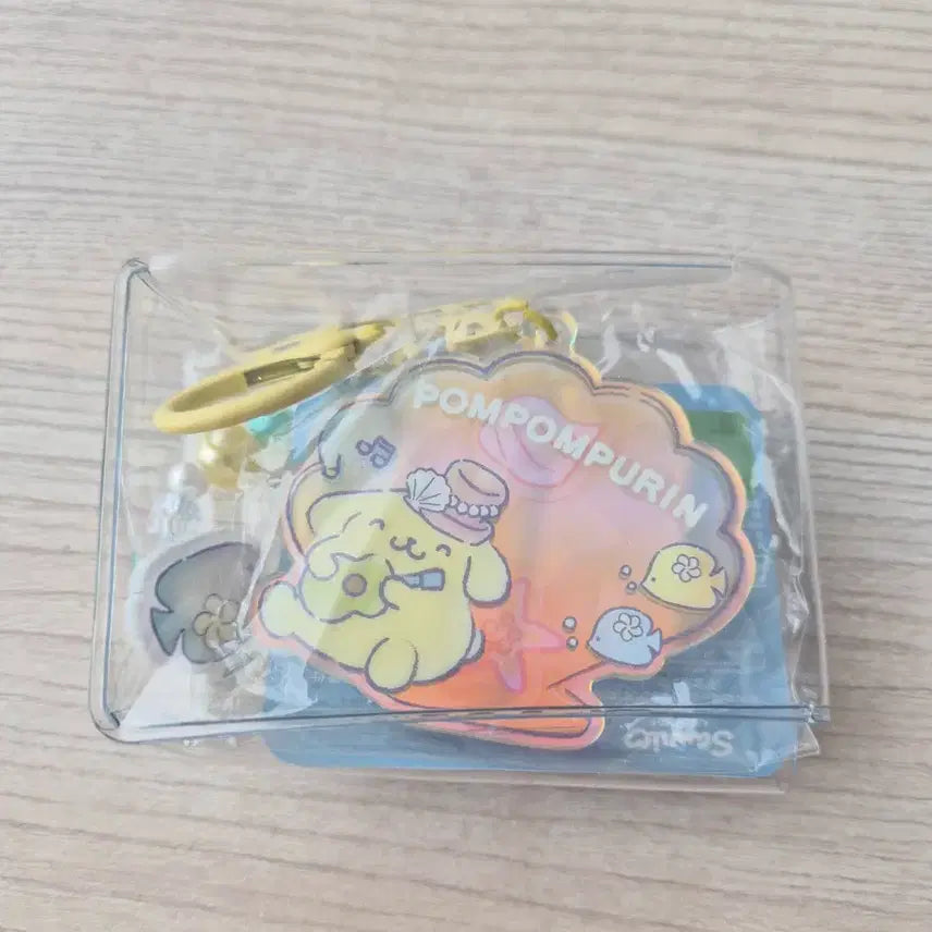 [BUNJANG] Sanrio Pompompurin Acrylic Shell Keyring / 산리오 폼폼푸린 아크릴 조개 키링(정품/새상품)