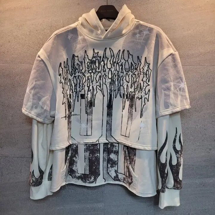 [BUNJANG] Smoke Rise Hooded Sweatshirt / Smoke Rise. 후드티.미착.