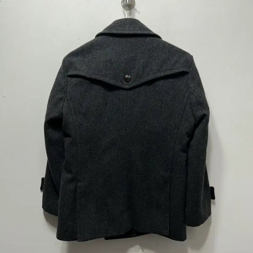[BUNJANG] Beanpole Charcoal Double Breasted Pea Coat Jacket (Size M) / 빈폴 차콜색 더블 피코트 자켓 M 95사이즈
