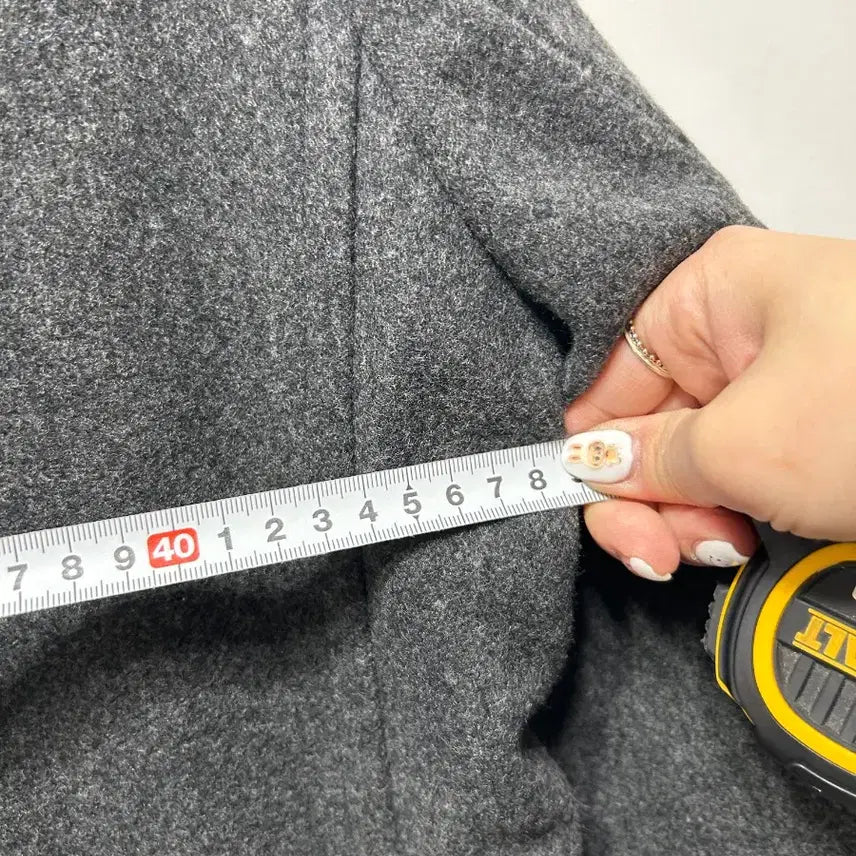 [BUNJANG] Beanpole Charcoal Double Breasted Pea Coat Jacket (Size M) / 빈폴 차콜색 더블 피코트 자켓 M 95사이즈