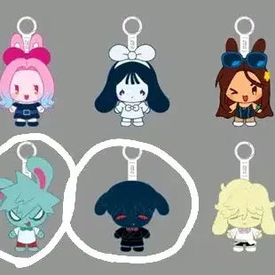 [BUNJANG] Alien Stage Mohu Mohu Rabbit Series Plush Keyring Bundle / 에일리언 스테이지 모후모후 토끼 시리즈 봉제인형 키링 틸, 이반