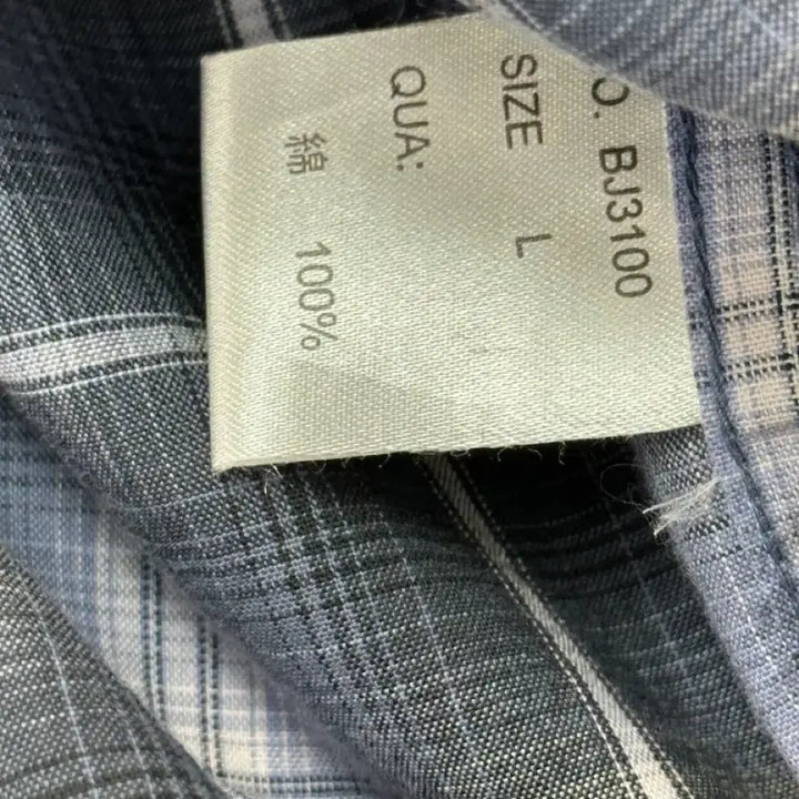 [BUNJANG] BADBOY Y2K Gold Printing Checkered Western Shirt / 배드보이 체크 Y2K 골드 프린팅 시티보이 깅엄 웨스턴 남성 셔츠
