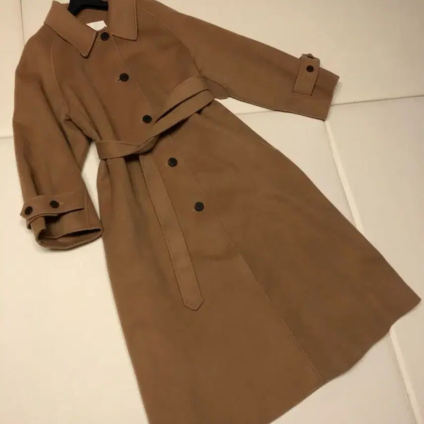 [BUNJANG] Unanswered Mystery Camel Coat Handmade Wool 90% Volume / 언앤써드 미스테리 카멜 코트 핸드메이드 울90% 볼륨