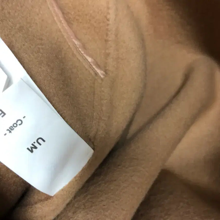 [BUNJANG] Unanswered Mystery Camel Coat Handmade Wool 90% Volume / 언앤써드 미스테리 카멜 코트 핸드메이드 울90% 볼륨