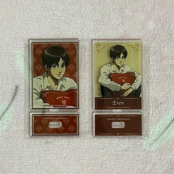 [BUNJANG] Attack on Titan Eren Yeager Acrylic Stand and Cushion Bundle / 진격의거인 진격거 에렌 예거 휴식 쿠션 아크릴 스탠드 일괄