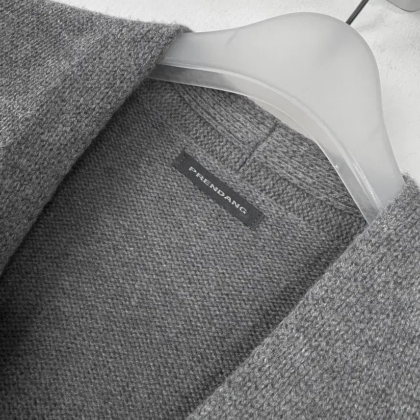 [BUNJANG] PRENDANG Lambswool Beaded Long Cardigan / 쁘렝땅 램스울 비딩 롱 가디건