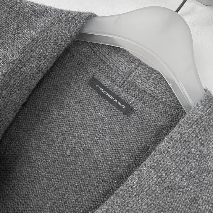 [BUNJANG] PRENDANG Lambswool Beaded Long Cardigan / 쁘렝땅 램스울 비딩 롱 가디건
