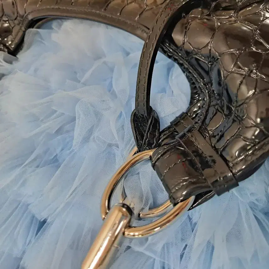 [BUNJANG] Dior Vintage Croc Patent Shoulder Bag / 디올(Dior)빈티지 크로커 페이턴트 숄더백/메탈 핸들/정품