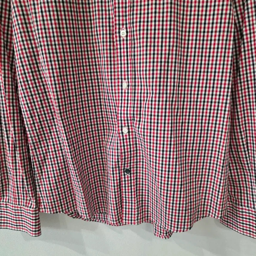 [BUNJANG] Lacoste Checkered Shirt Size 40 / 라코스테 체크 셔츠 40사이즈