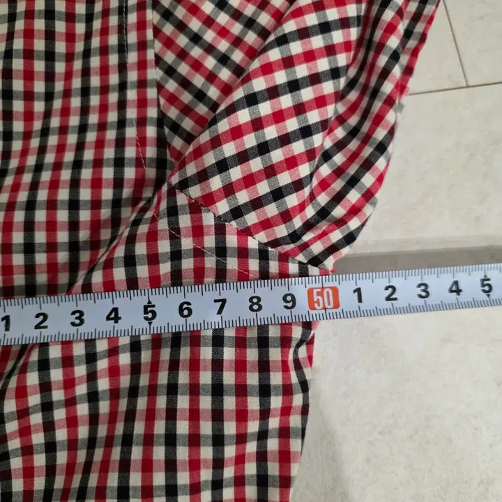 [BUNJANG] Lacoste Checkered Shirt Size 40 / 라코스테 체크 셔츠 40사이즈