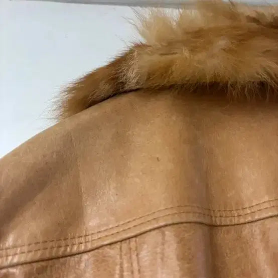 [BUNJANG] Burberry Leather Fur Coat / 버버리 가죽 퍼 코트