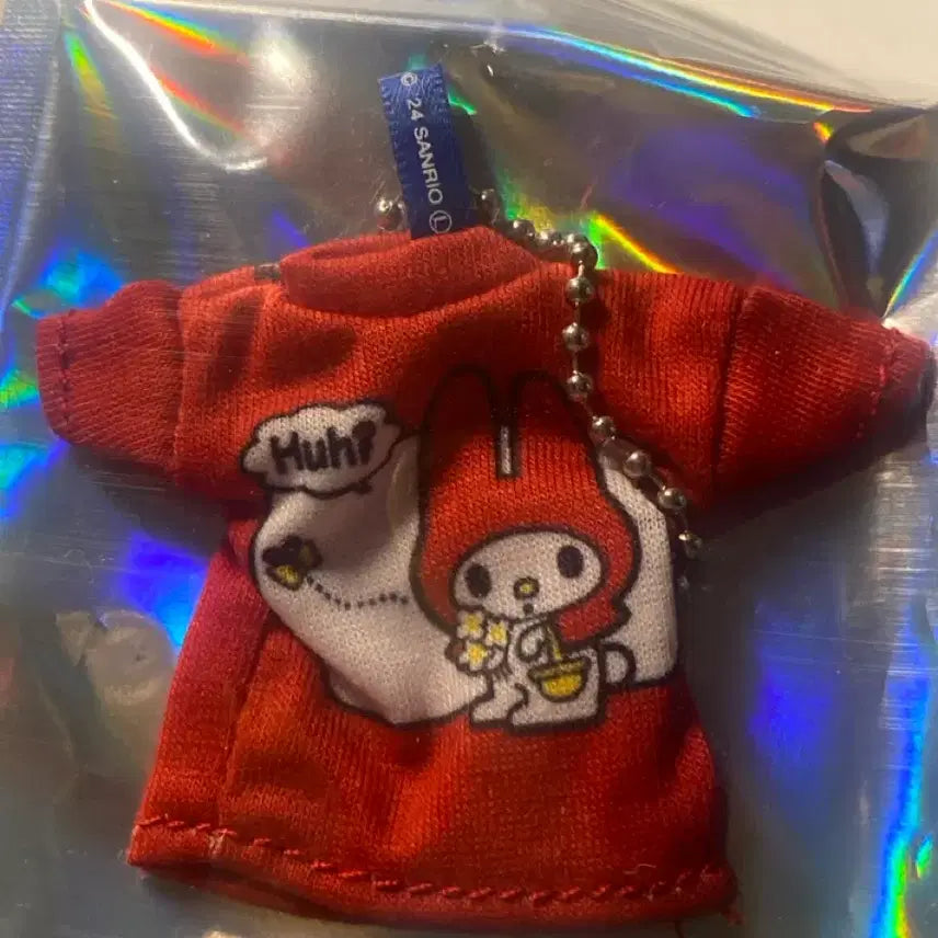 [BUNJANG] Sanrio My Melody Doll Clothes Keychain / 산리오 마이멜로디 인형 옷 키링
