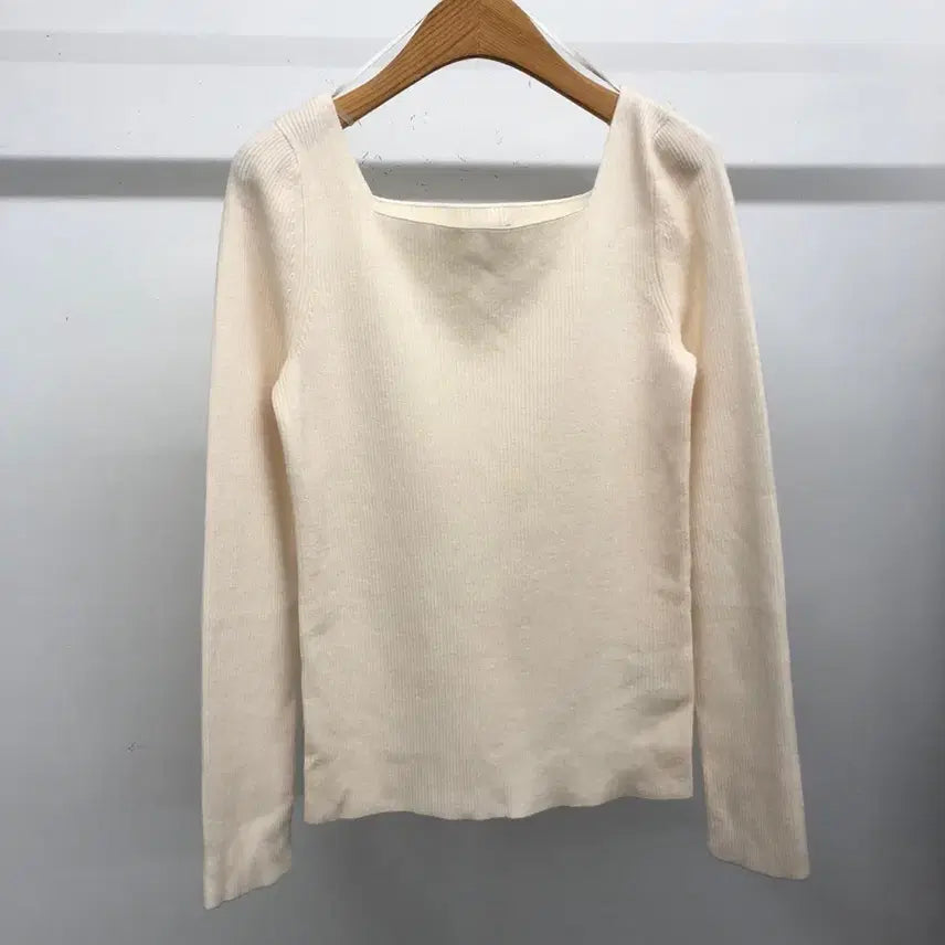 [BUNJANG] And Other Stories Square Neck Ribbed Knit Top / 앤아더스토리즈 스퀘어넥 골지 니트 M