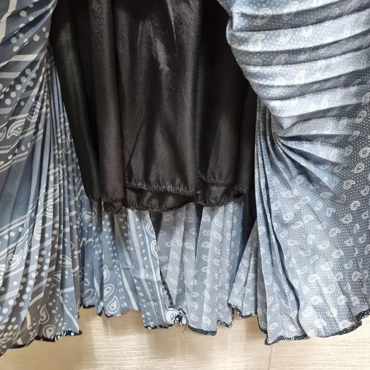 [BUNJANG] Pleated Long Dress / u369 플리츠 롱 원피스