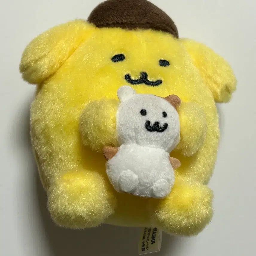 [BUNJANG] NAGANO PomPomPurin Nongdamgom Mascot Keyring / 나가노 폼폼푸린 농담곰 콜라보 마스코트 키링