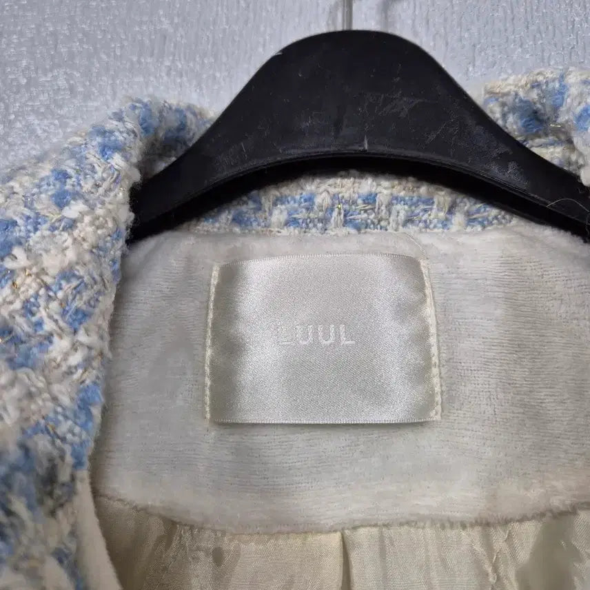[BUNJANG] LUUL Puff Sleeve Cropped Tweed Jacket / LUUL 퍼프소매 크롭 누빔 트위드쟈켓 66~77