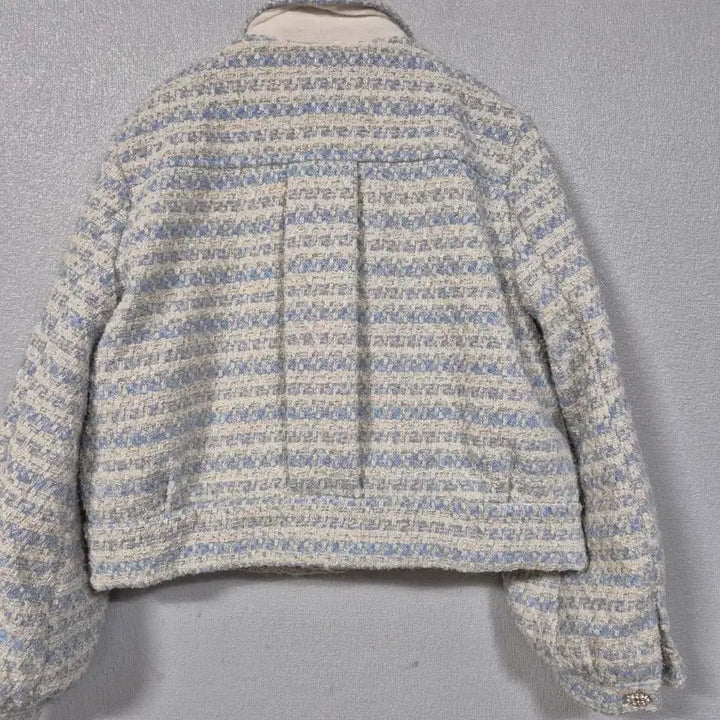 [BUNJANG] LUUL Puff Sleeve Cropped Tweed Jacket / LUUL 퍼프소매 크롭 누빔 트위드쟈켓 66~77