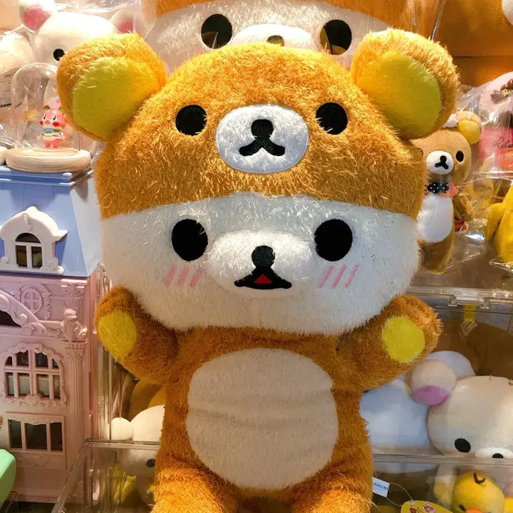 [BUNJANG] Rilakkuma Kori Rilakkuma Doll / 리락쿠마 탈을 쓴 코리락쿠마