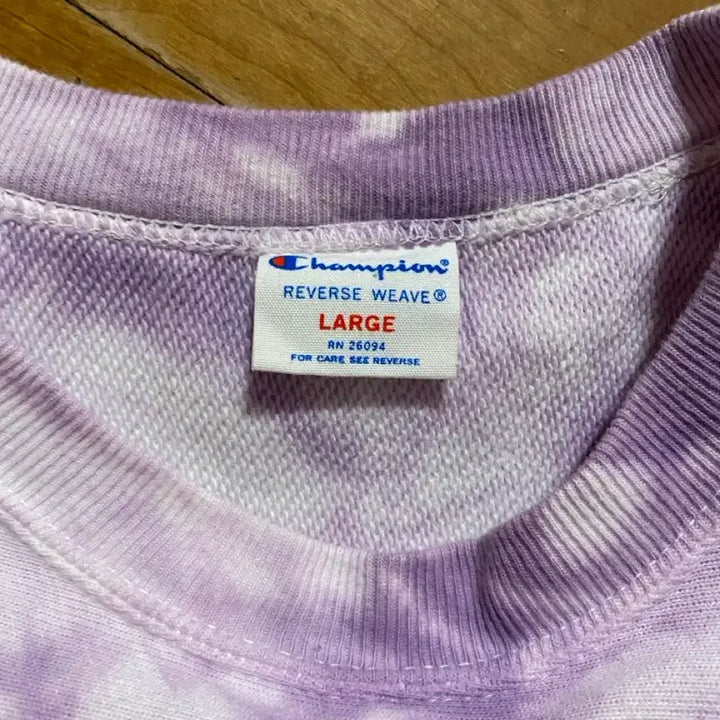 [BUNJANG] Champion Reverse Weave Tie-dye Sweatshirt / 챔피온 리버스위브 타이다이 맨투맨 L (105)