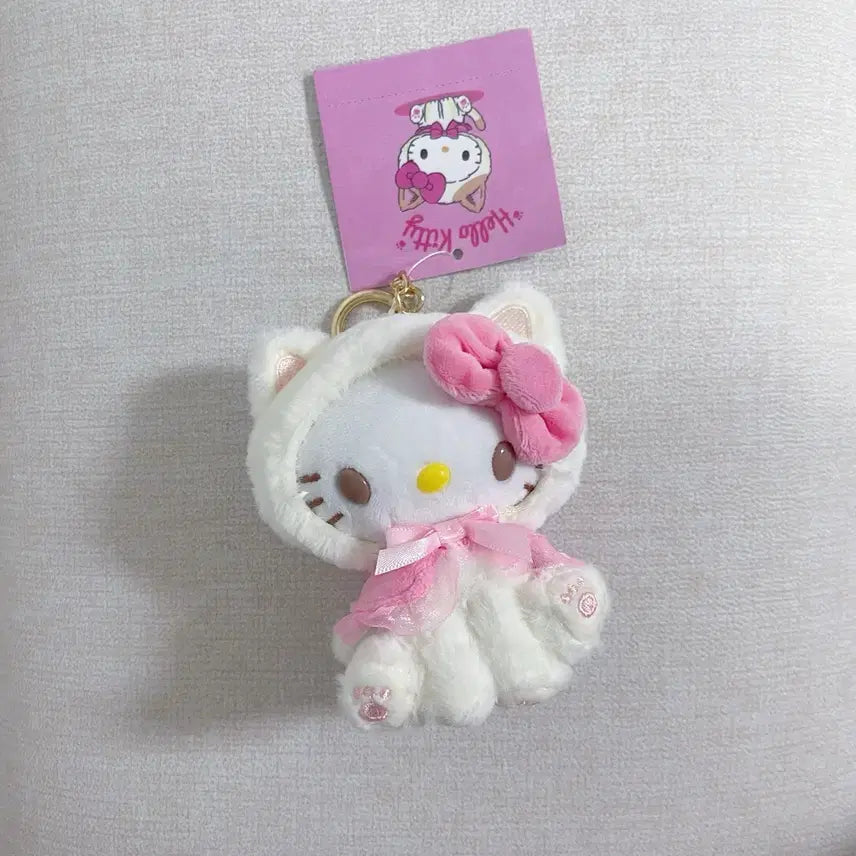 [BUNJANG] Sanrio Hello Kitty Neko Mascot Keyring / 산리오 헬로키티 치유의냥코 오메카시 고양이 마스코트 헬로키티 키링